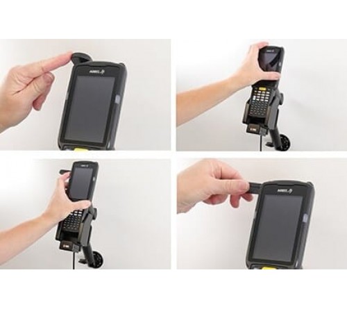 Brodit houder/lader Zebra MC3300 swiveling top 3A-fixed