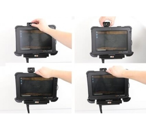 Brodit houder Zebra Xplore L10/XPAD-met slot/XDIM module