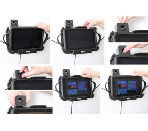 Brodit houder Zebra ET51 8.3" keylock/ DC/ scanner/ strength