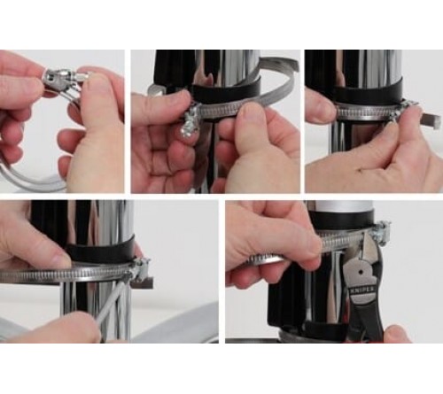 Brodit standard duty pipe mount 25 4-127 mm