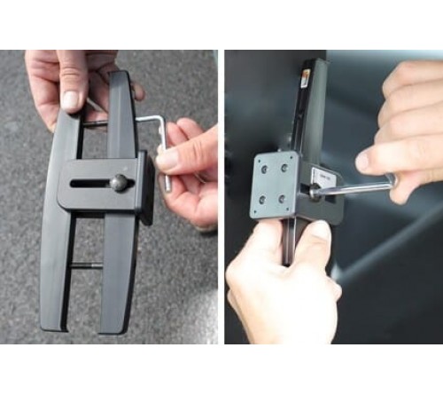 Brodit Headrest mount 95/211 mm set + VESA mounting plate