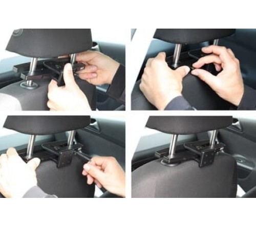 Brodit Headrest mount 95/211 mm set + VESA mounting plate