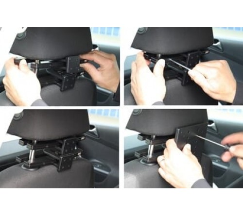 Brodit Headrest mount 95/211 mm set + VESA mounting plate