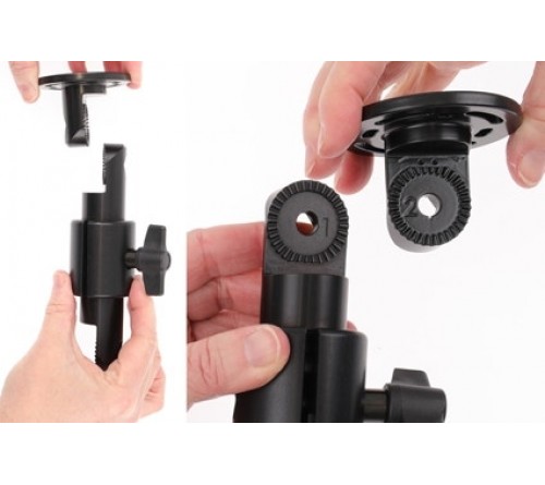 Pedestal Mount 5 5" rotatable L:156mm - small teeth