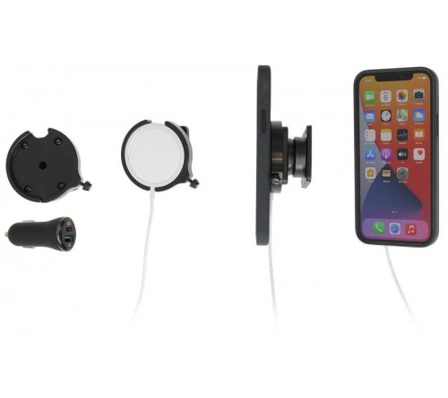 Brodit houder Apple MagSafe Charger swivel/sig. iPhone 12-17