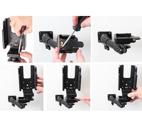 Brodit houder Zebra TC51/TC56 met pistol grip-face up