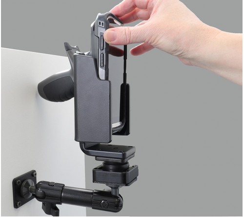 Brodit houder Zebra TC51/TC56 met pistol grip-face up