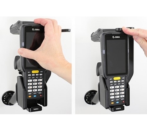Brodit houder Zebra MC3300R RFID with dampeners  swivel top