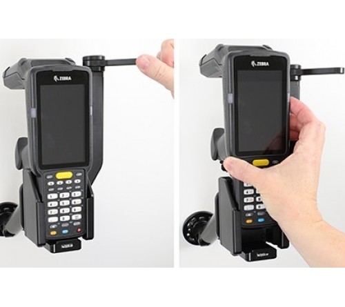 Brodit houder Zebra MC3300R RFID with dampeners  swivel top