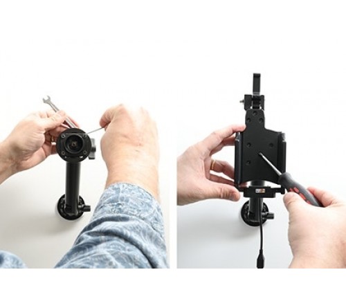 Brodit houder/lader Pan.FZ-T1 pogo pins/lock sig.plug - 3A