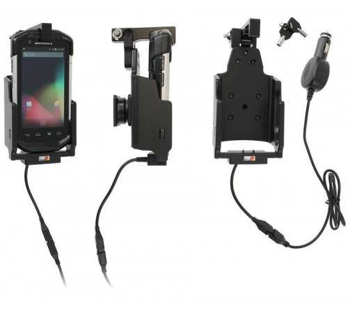 Brodit houder/lader Zebra TC7x sig.plug - 3A handstrap-lock