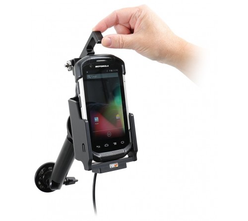 Brodit houder/lader Zebra TC7x sig.plug - 3A handstrap-lock