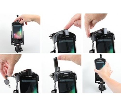 Brodit houder/lader Zebra TC7x handstrap-lock-fixed instal.