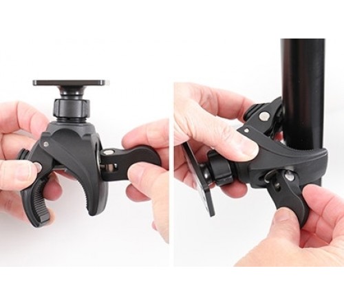 Brodit pipe mount with mounting plate 12-44mm diameter