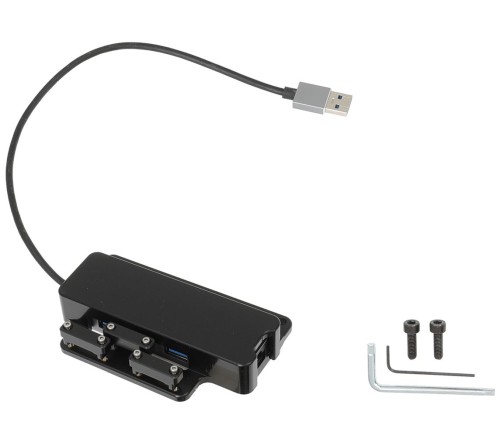 Brodit Hub Mount for MUC- 3xUSB-A ports + 1xEthernet port
