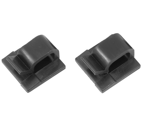 Brodit adhesive cable clips (2-pack) max.3.5mm thickness