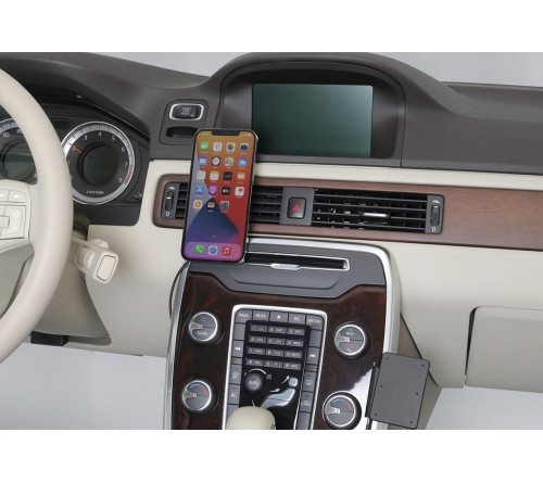 Brodit houder met MagSafe Charger-zwart iPhone 12-17