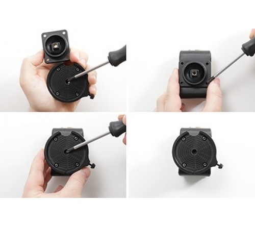 Brodit houder/swivel met MagSafe Charger-zwart iPhone 12-17