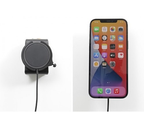 Brodit houder/swivel met MagSafe Charger-zwart iPhone 12-17