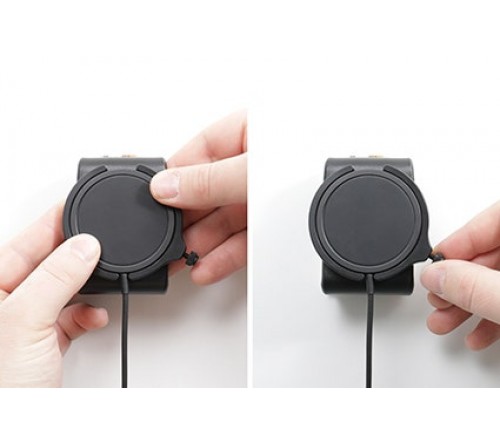 Brodit houder met MagSafe Charger-zwart/sig. iPhone 12-17