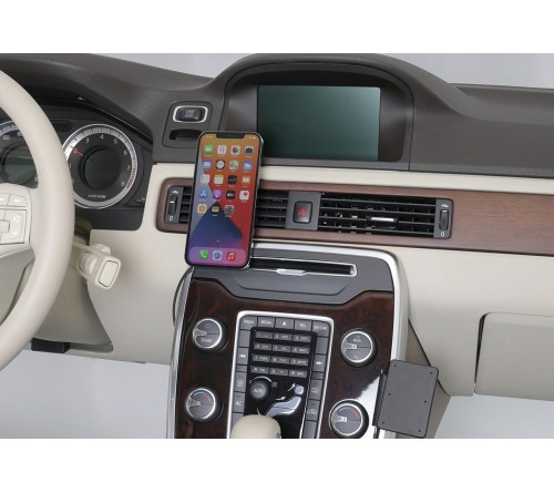 Brodit houder met MagSafe Charger-zwart/sig. iPhone 12-17