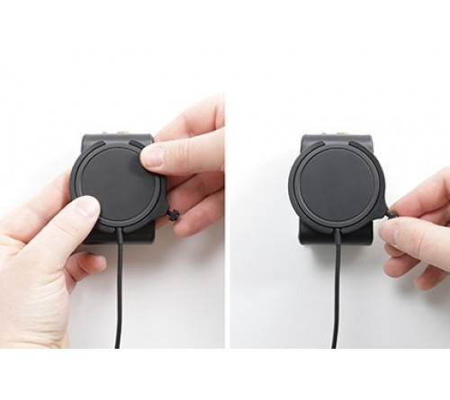 Brodit houder/swivel MagSafe Charger-zwart/sig iPhone 12-17