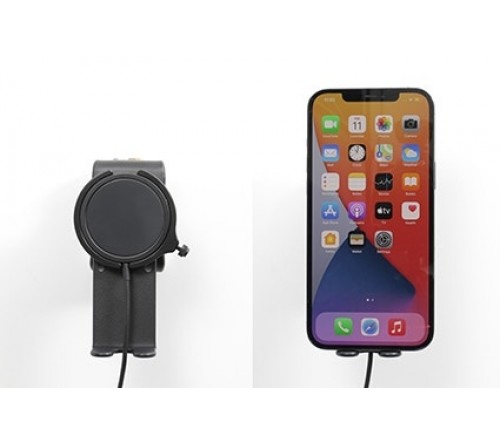 Brodit houder/support met MagSafe Charger-zwart iPhone 12-17