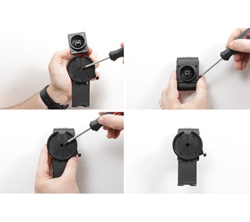 Brodit houder/support MagSafe Charger-zwart/sig iPhone 12-17