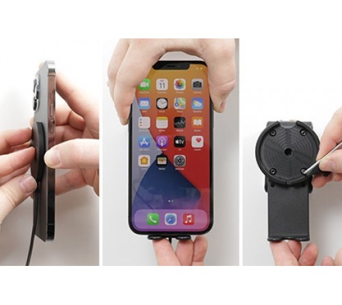 Brodit houder/support MagSafe Charger-zwart/sig iPhone 12-17