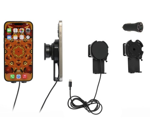 Brodit houder/support MagSafe Charger-zwart/sig iPhone 12-17