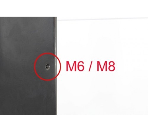 Pedestal Mount Part Forklift mount for hole fixation M6/M8