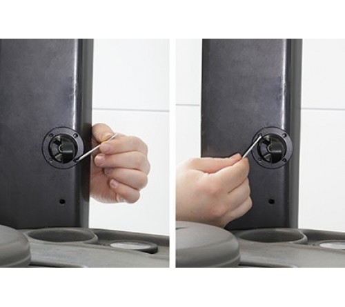 Pedestal Mount Part Forklift mount for hole fixation M6/M8