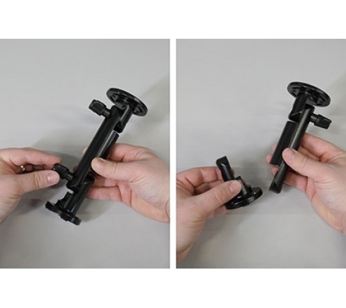 Pedestal Mount 185mm Forklift mount hole fixation M6/M8