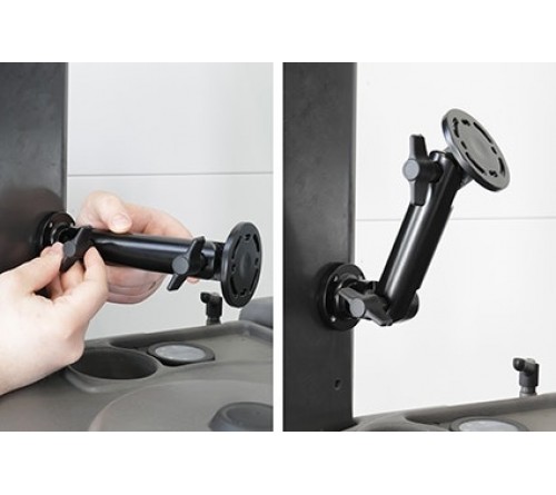 Pedestal Mount 185mm Forklift mount hole fixation M6/M8