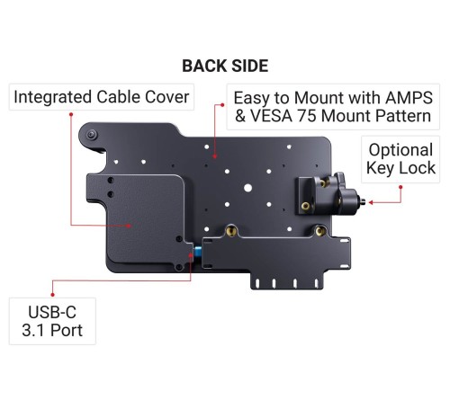 Brodit ModTek Dock Android & Windows devices with USB hub