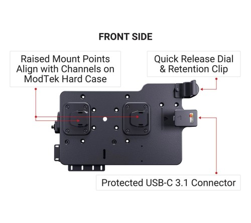 Brodit ModTek Dock for Apple devices with USB hub