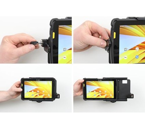 Brodit houder Zebra ET40/45 8 inch with keylock/ usbC 3.1