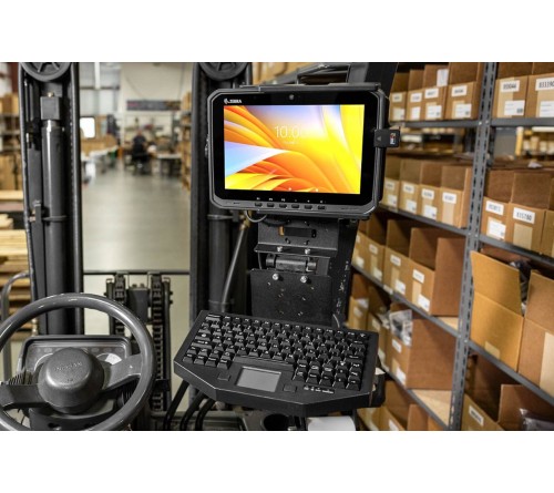 Brodit houder Zebra ET60/65 with spring stud/ usbC 3.1