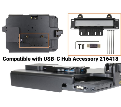 Brodit houder Zebra ET60/65 with keylock/ usbC 3.1