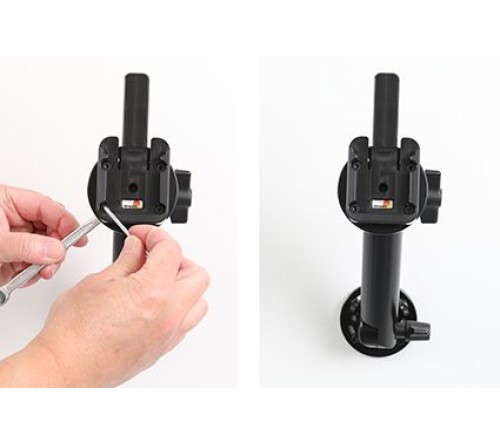 Brodit houder voor originele externe batterij Zebra ZD410