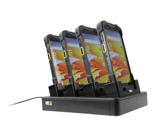 Brodit 4-way desktop charging dock - Zebra TC73/TC78