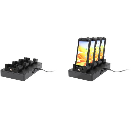 Brodit 4-way desktop charging dock - Zebra TC73/TC78