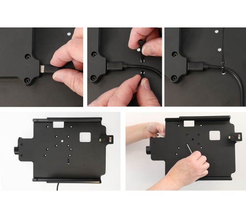 Brodit houder Zebra ET60W/65W keylock/ usbC 3.1-WINDOWS only