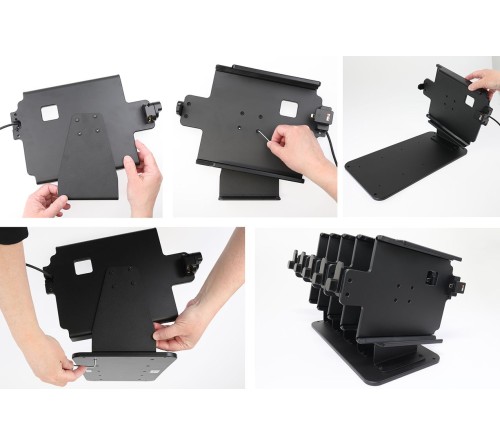 Brodit Zebra ET6X 5-way desktop charging dock