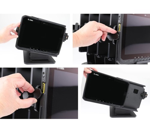 Brodit Zebra ET6X 5-way desktop charging dock