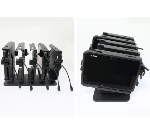 Brodit Zebra ET6X 5-way desktop charging dock