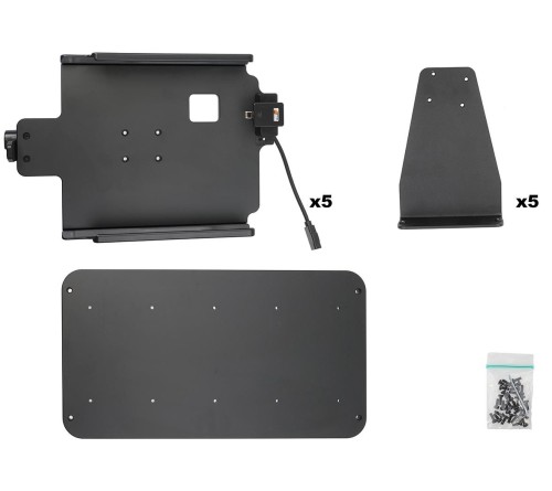 Brodit Zebra ET6X 5-way desktop charging dock