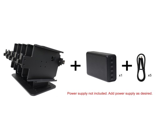 Brodit Zebra ET6X 5-way desktop charging dock