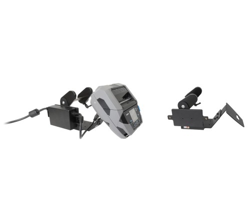 Brodit printer mount with label roll function Sato PW4NX