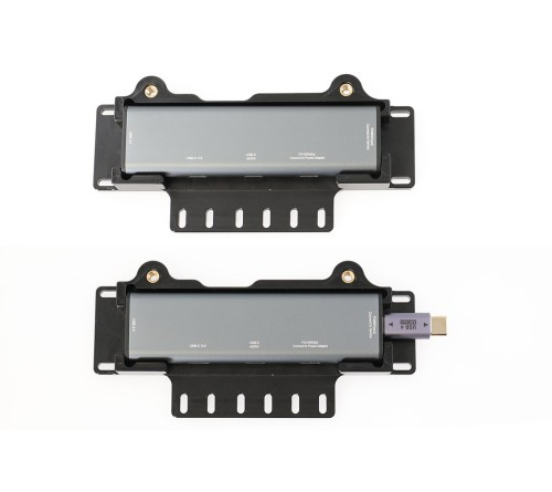 Brodit 3-Port Expansion Hub 2x usbA 1x usbC - 4K- with cover